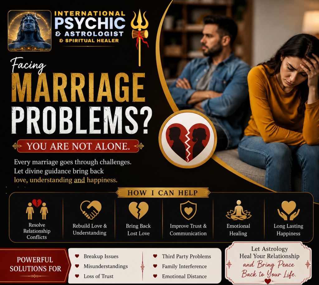 Marriage Problem Solution - Sahadev Astrologer | Best Psychics in Canada